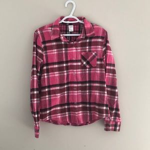 Pink plaid shirt
